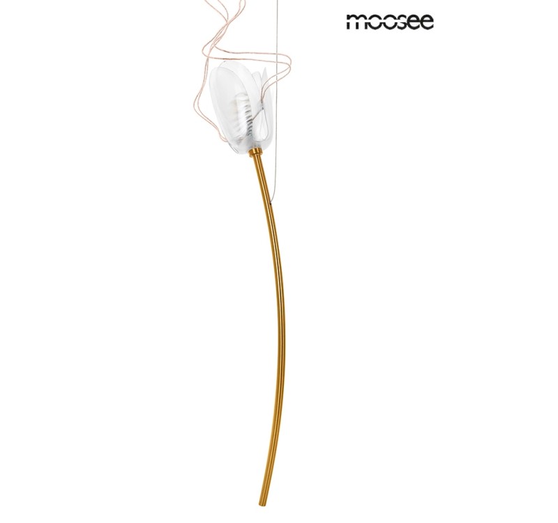 MOOSEE lampa wisząca TULIPPE 14 DISC złota