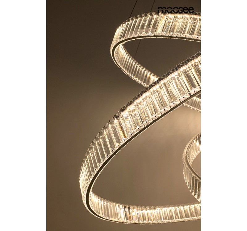 MOOSEE lampa wisząca WAVE 130 chrom