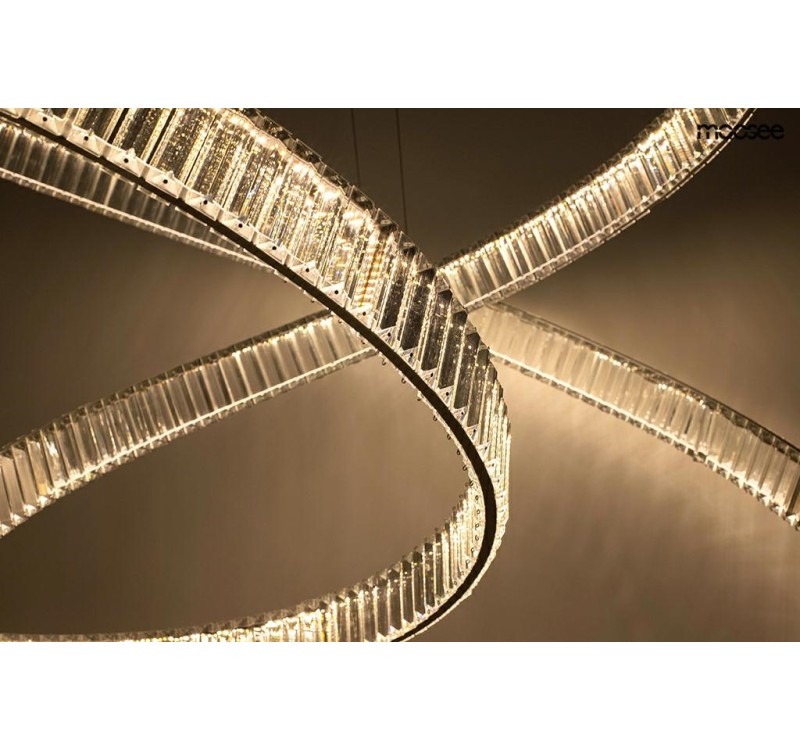 MOOSEE lampa wisząca WAVE 130 chrom