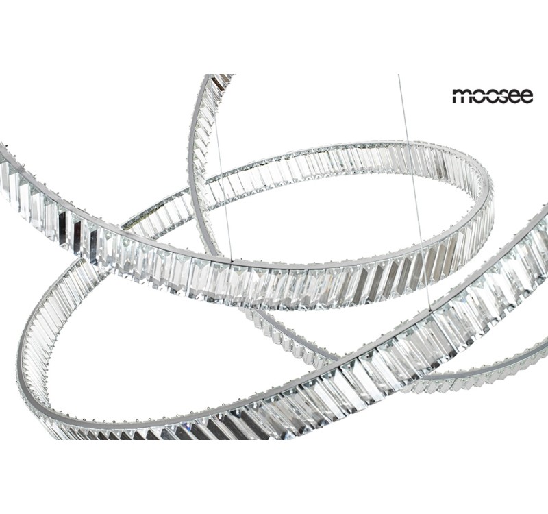 MOOSEE lampa wisząca WAVE 130 chrom