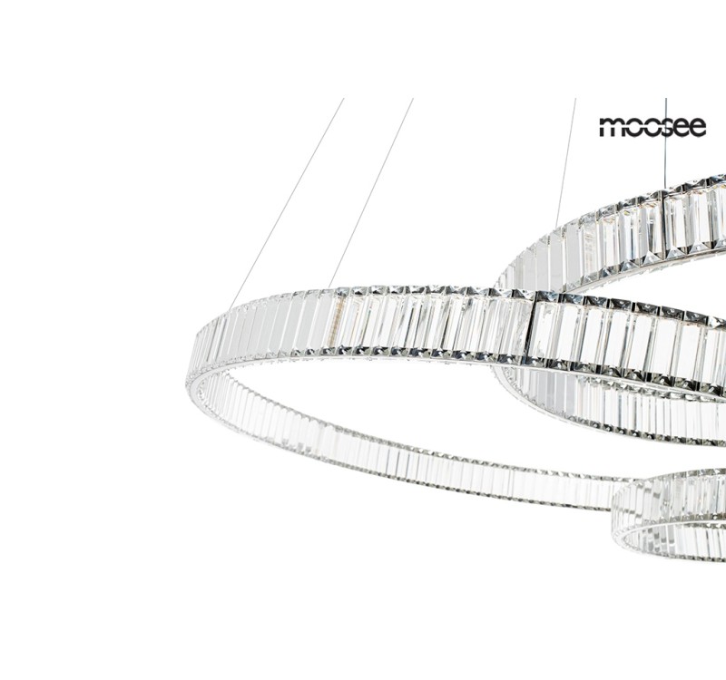 MOOSEE lampa wisząca WAVE 160A chrom