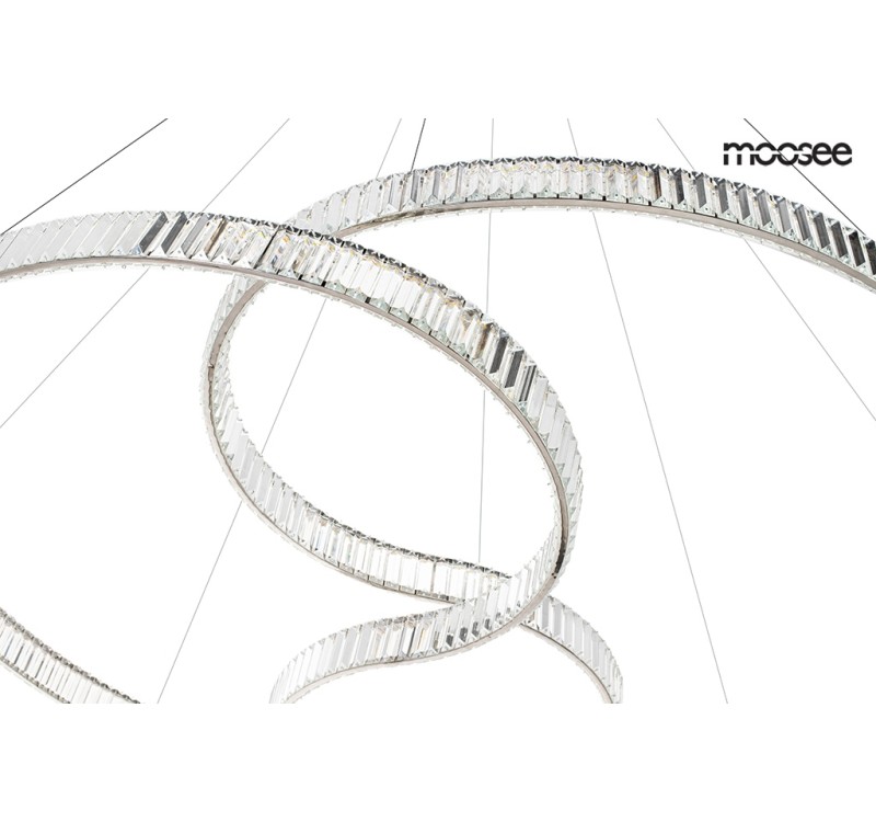 MOOSEE lampa wisząca WAVE 160A chrom