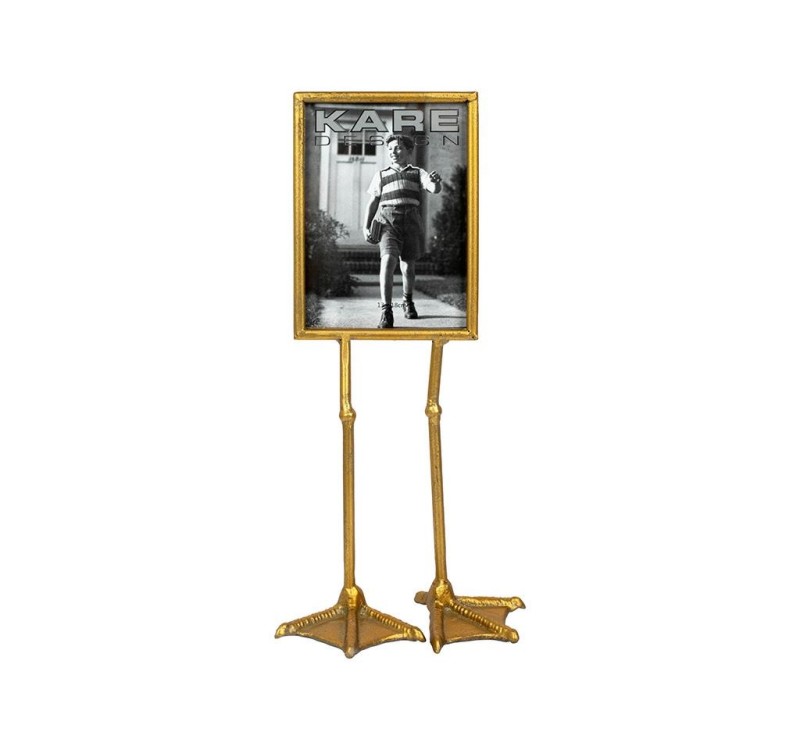 KARE ramka na zdjęcia DUCK FEET PIONOWA 13x18 cm złota