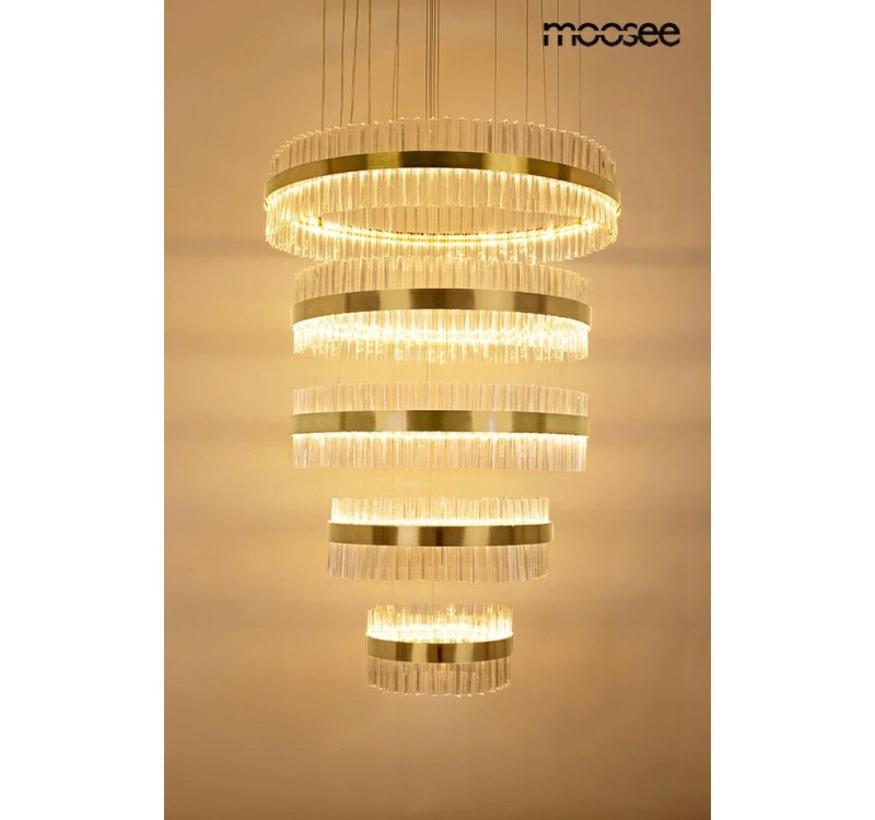 MOOSEE lampa wisząca GHIA 5 złota