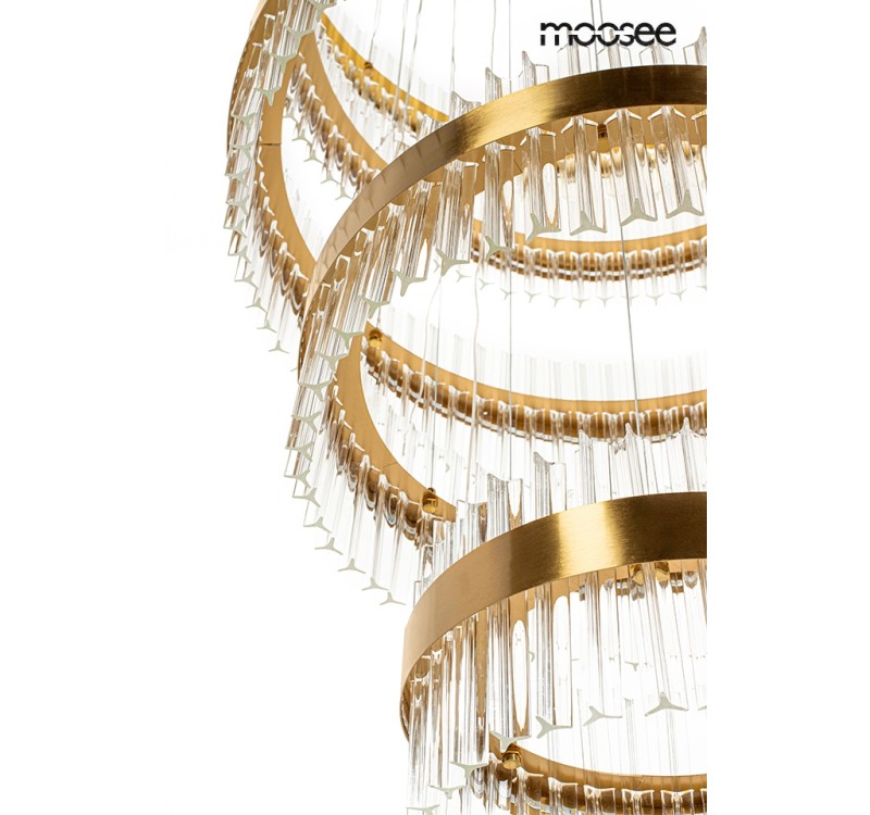 MOOSEE lampa wisząca GHIA 5 złota