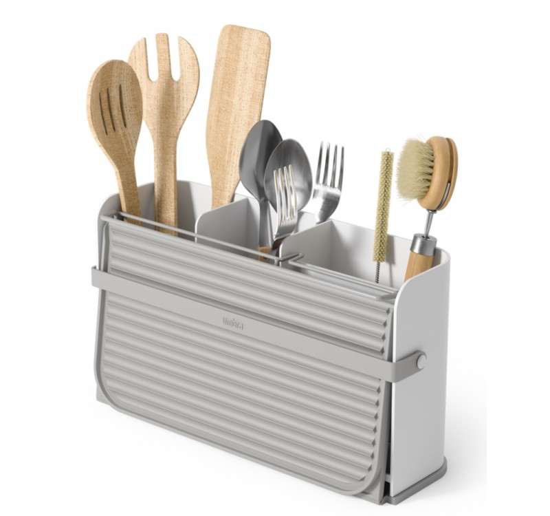 UMBRA suszarka do naczyń SLING biało-szara