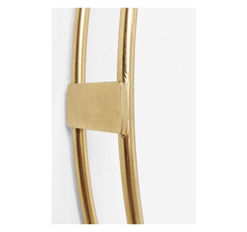 KARE zegar CLIP 107 złoty