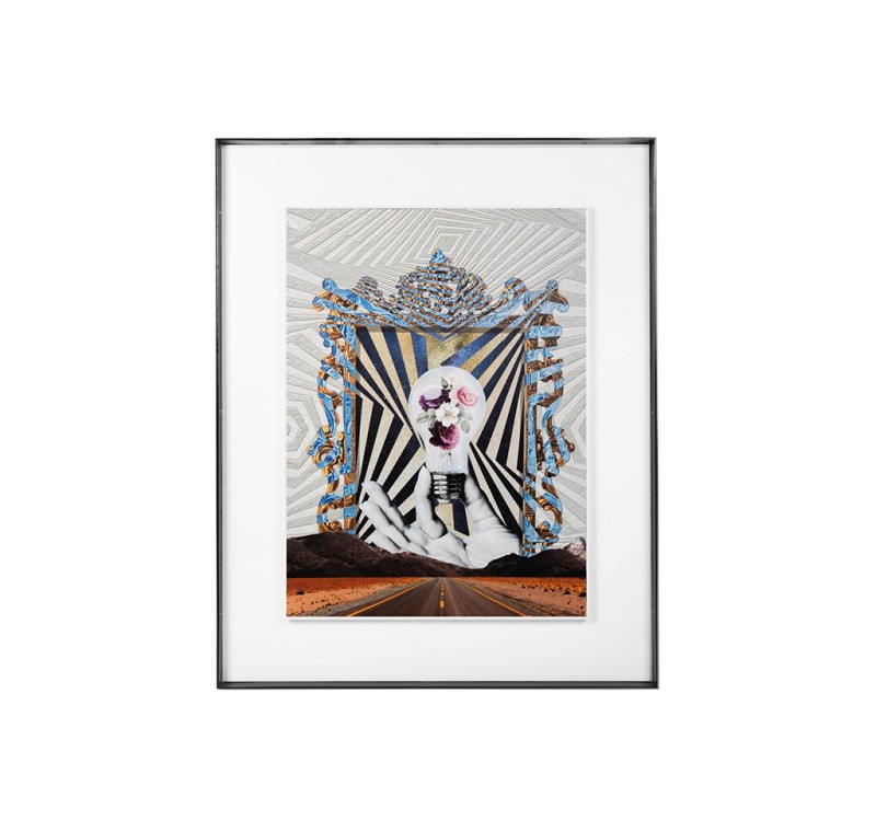 Obraz TURN LIFE ON 88x110 cm