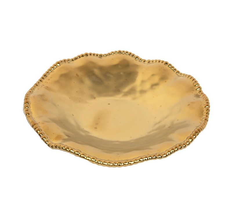 KARE komplet 2 półmisków BELL 36 cm       złoty