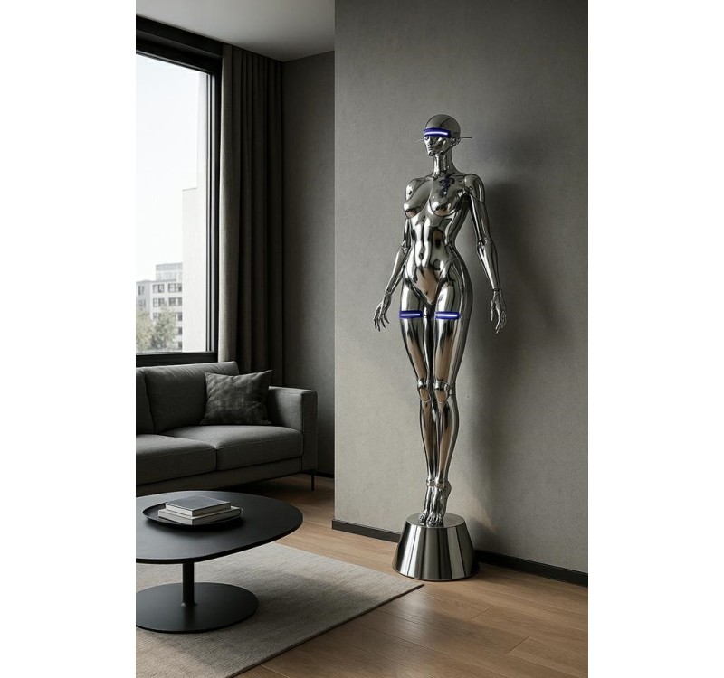 MOOSEE lampa podłogowa / rzeźba CYBER     WOMAN STAND