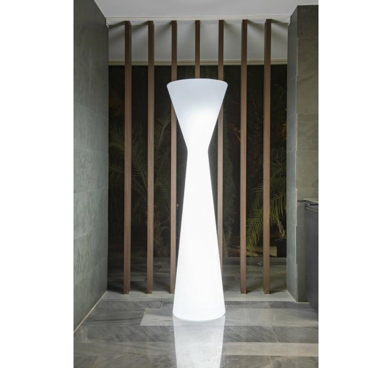 NEW GARDEN lampa podłogowa KONIKA 170  CABLE biała