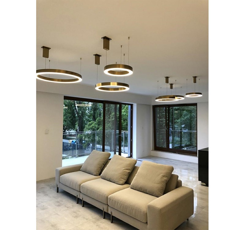 MOOSEE lampa wisząca RING 60 złota