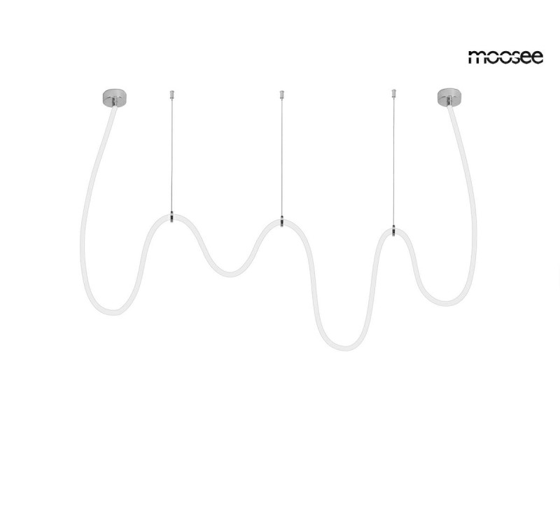 MOOSEE lampa wisząca LASSO 600 Smart      srebrna