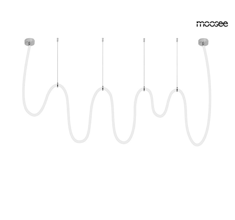 MOOSEE lampa wisząca LASSO 800 Smart      srebrna