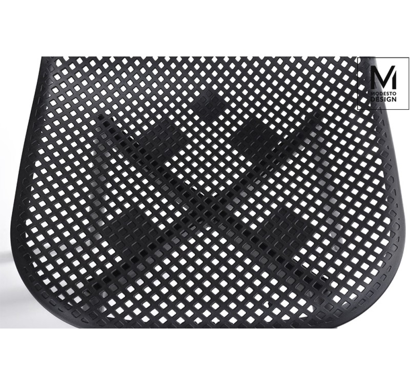 MODESTO krzesło TIVO czarne - polipropylen, metal