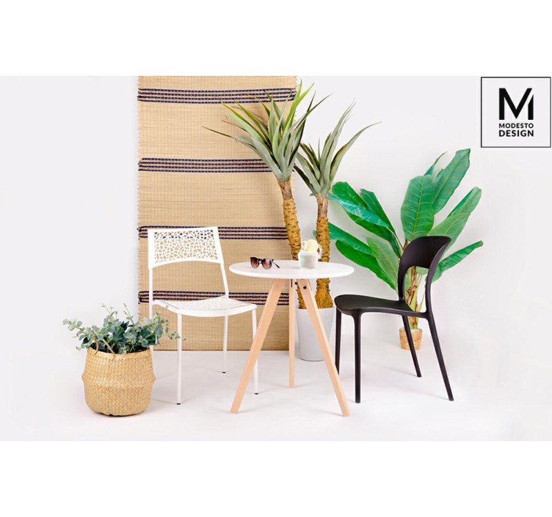 MODESTO krzesło ZING czarne - polipropylen