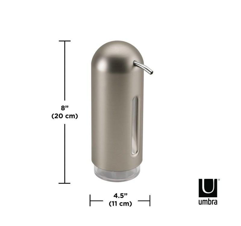 UMBRA dozownik do mydła PENGUIN 355 ml niklowany