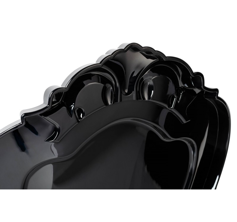 Krzesło KING czarne - poliwęglan