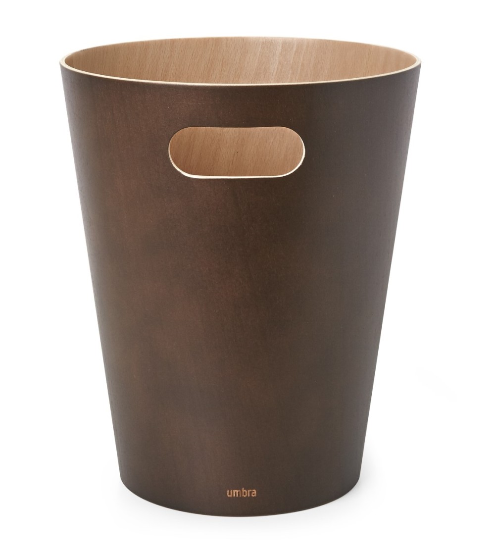 UMBRA kosz na śmieci WOODROW - espresso