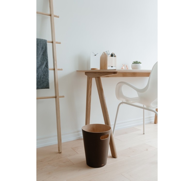 UMBRA kosz na śmieci WOODROW - espresso