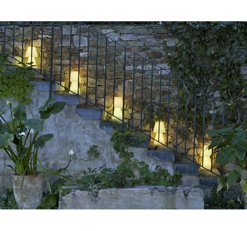 NEW GARDEN lampa LOLA 30 BATTERY biała