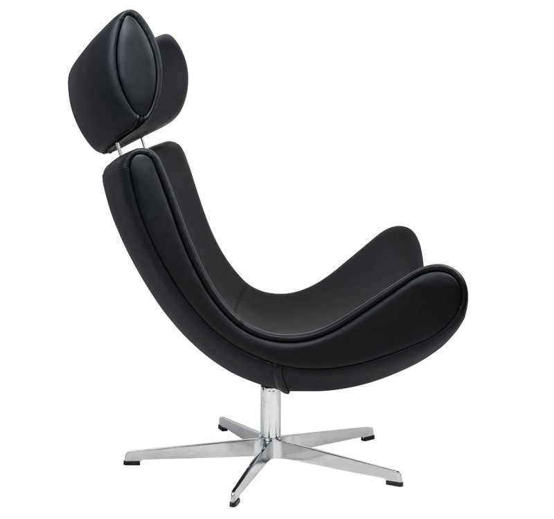 Fotel VOUGE czarny ekoskóra