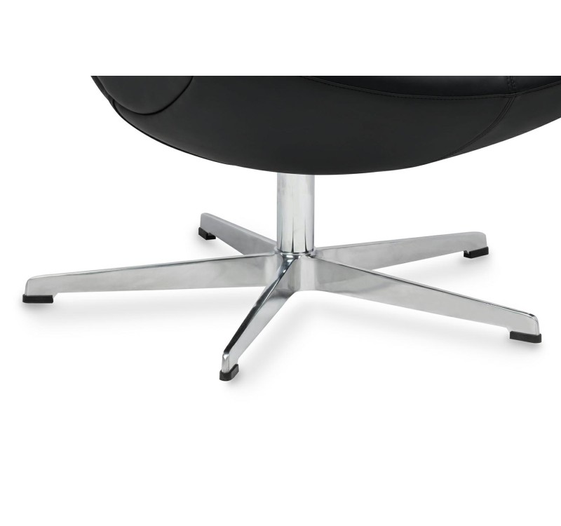 Fotel VOUGE czarny ekoskóra