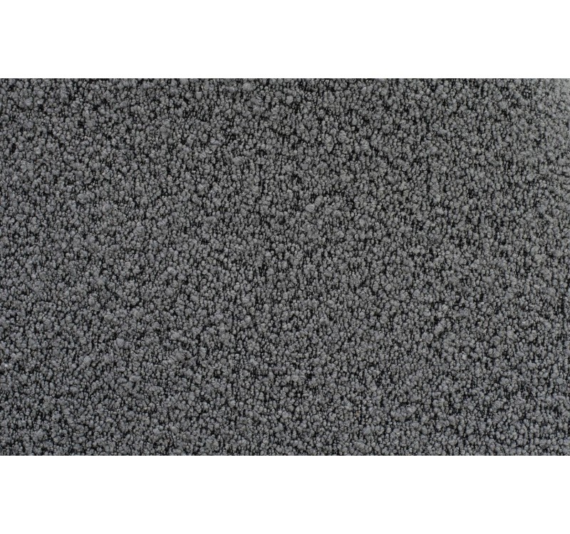 Fotel LOBBY TEDDY szary - stal nierdzewna, czarny opal