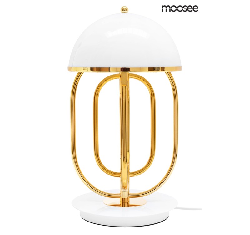 MOOSEE lampa stołowa BOTTEGA złota / biała