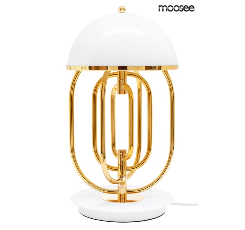 MOOSEE lampa stołowa BOTTEGA złota / biała