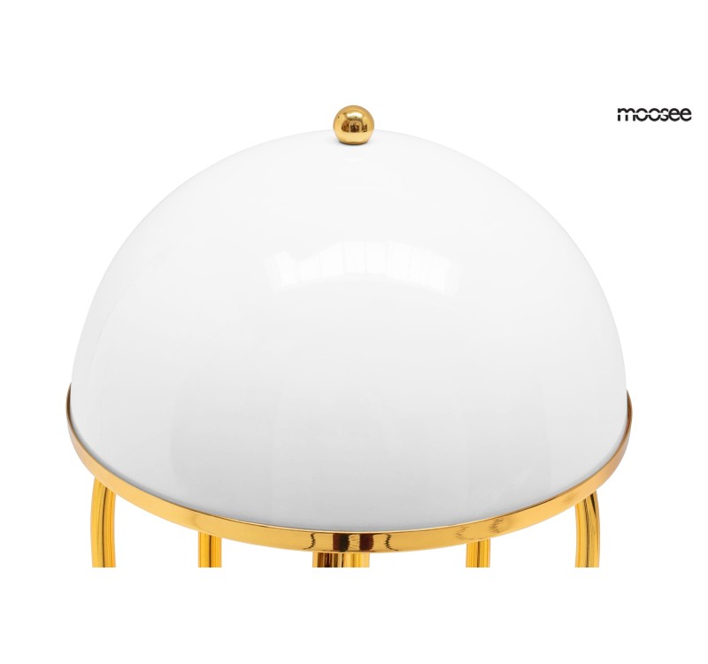 MOOSEE lampa stołowa BOTTEGA złota / biała