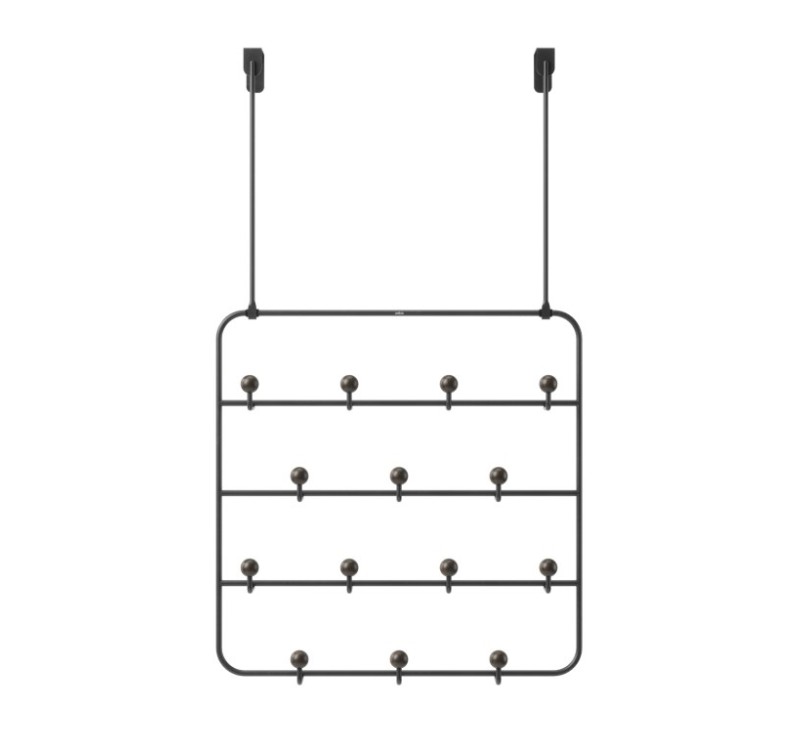 UMBRA wieszak ścienny ESTIQUE czarny orzech