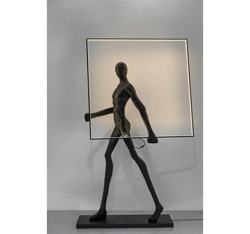 Lampa podłogowa HUMAN SQUARE włókno szklane