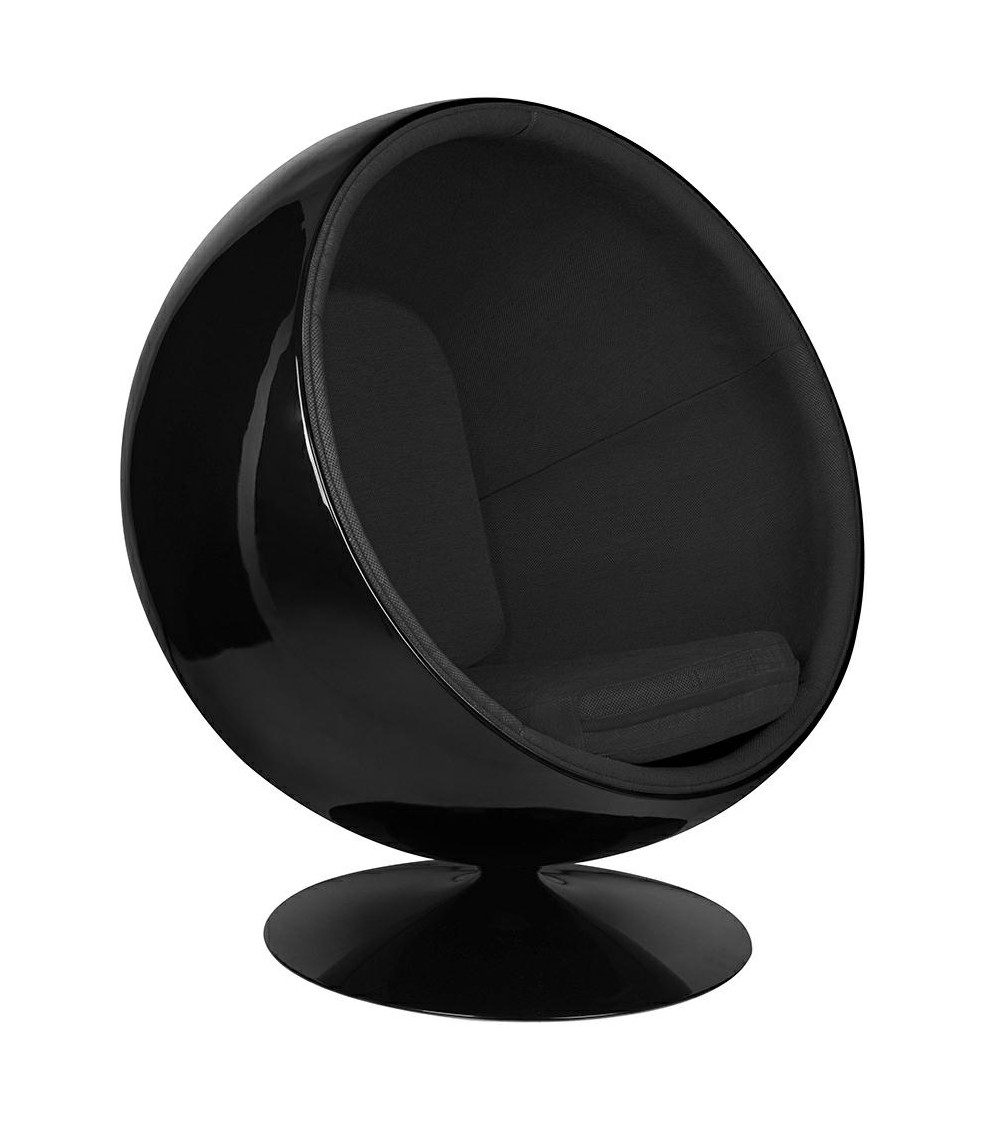 Fotel BALL BLACK czarny
