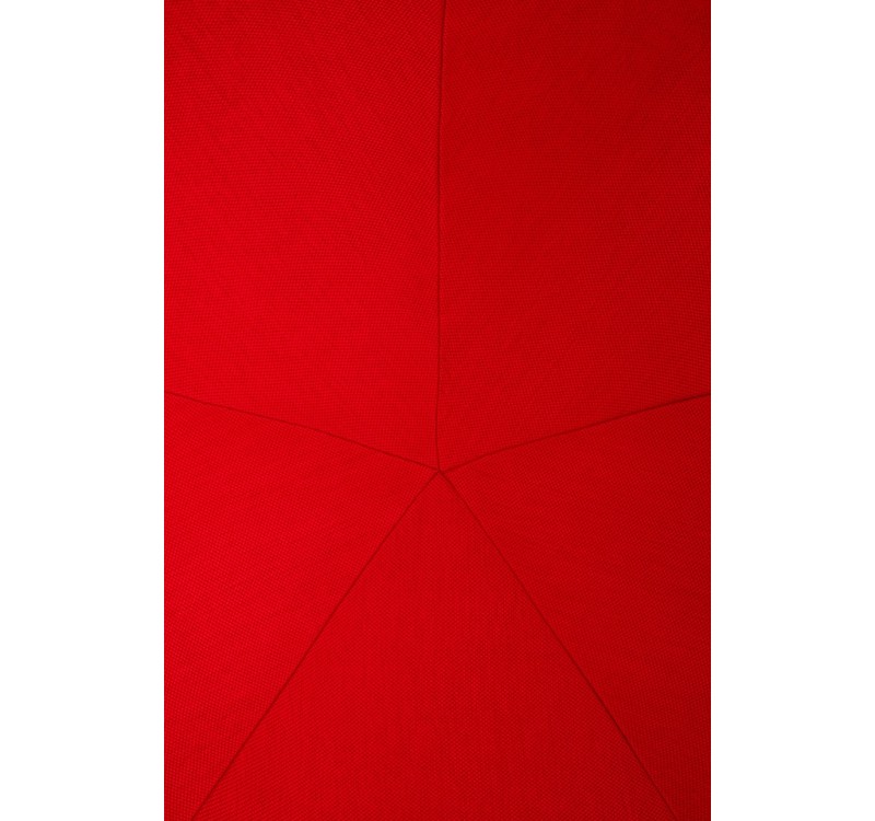 Fotel BALL BLACK czerwony