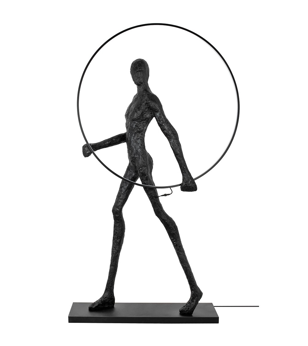 Lampa podłogowa HUMAN ROUND  włókno szklane