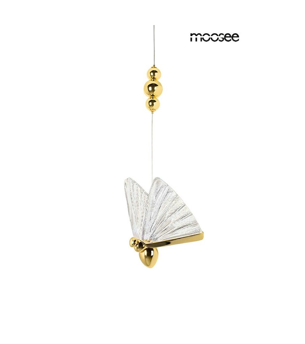 MOOSEE lampa wisząca BUTTERFLY S złota