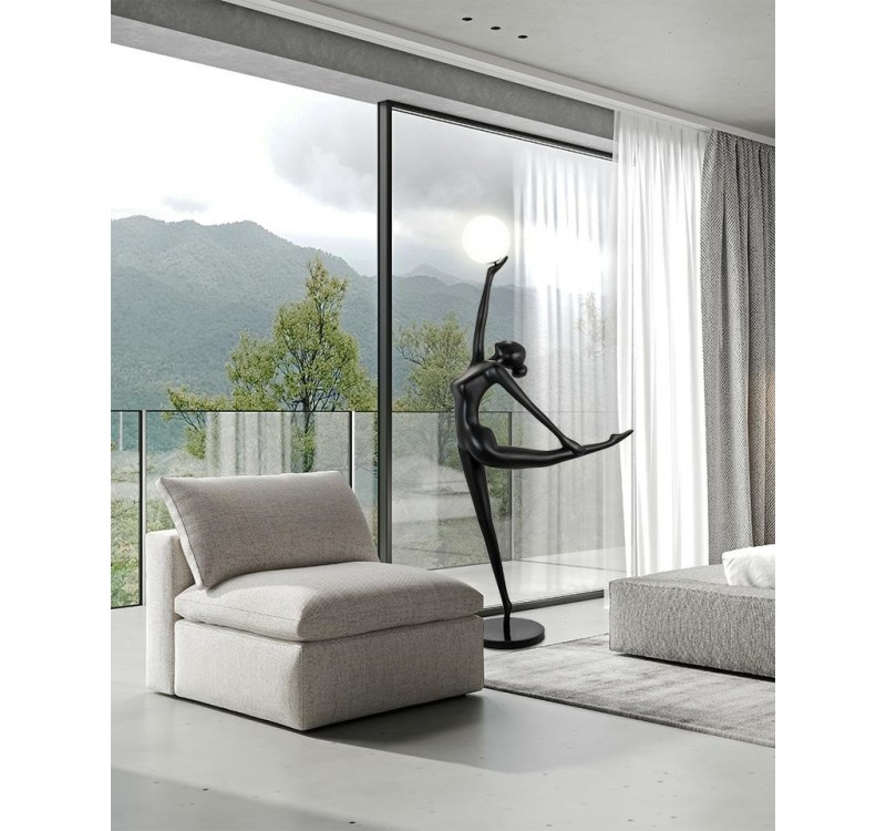 MOOSEE lampa podłogowa HUMAN BALLERINA włókno szklane