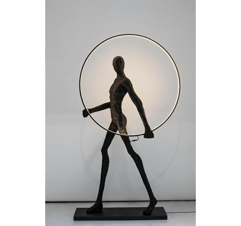 Lampa podłogowa HUMAN ROUND  włókno szklane