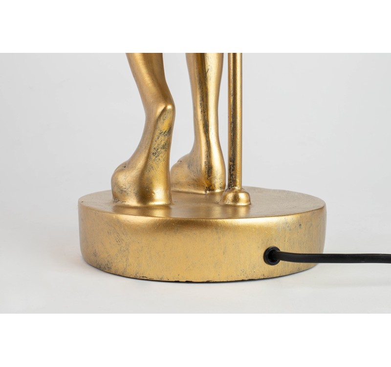 KARE lampa stołowa RABBIT 88 cm biała / złota