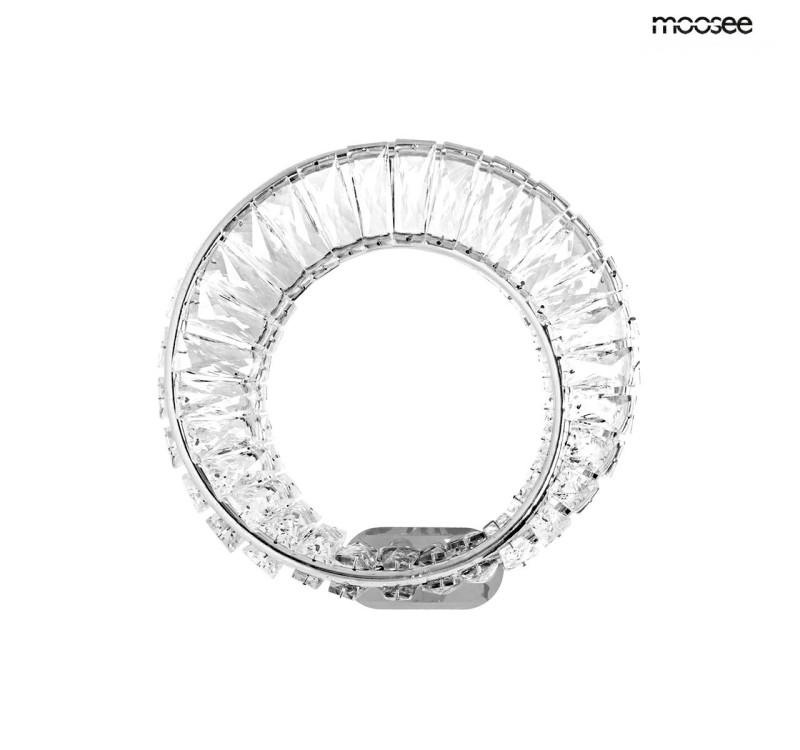 MOOSEE lampa ścienna WAVE chrom