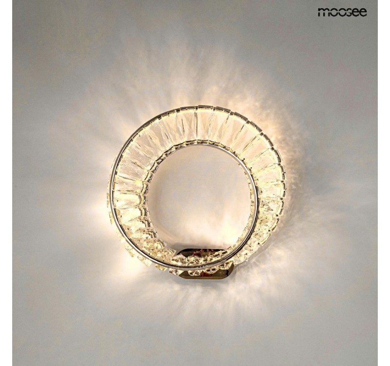 MOOSEE lampa ścienna WAVE chrom