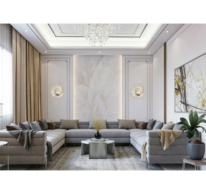 MOOSEE lampa ścienna WAVE chrom