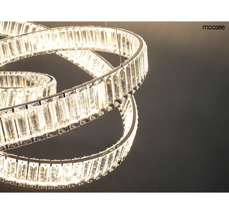 MOOSEE lampa wisząca WAVE 80 chrom