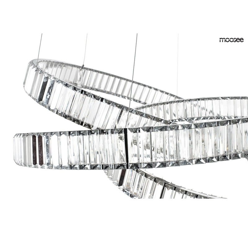 MOOSEE lampa wisząca WAVE 80 chrom