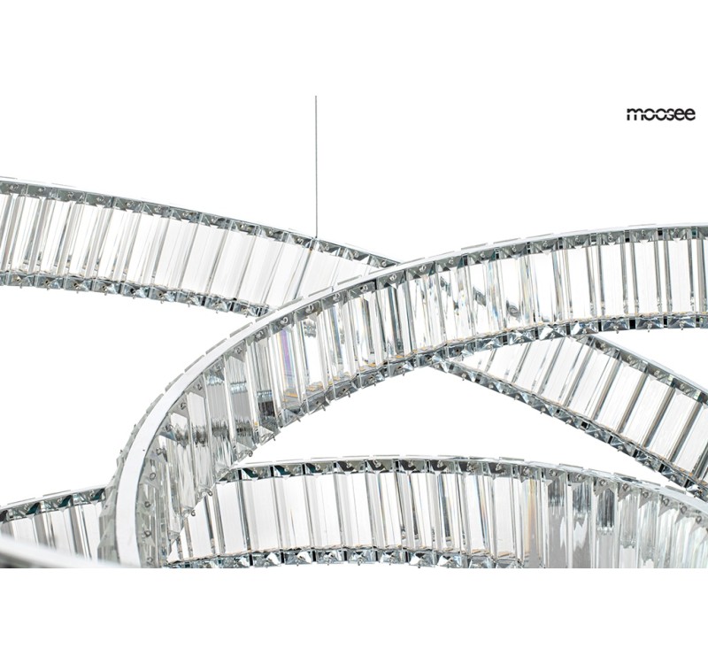 MOOSEE lampa wisząca WAVE 80 chrom