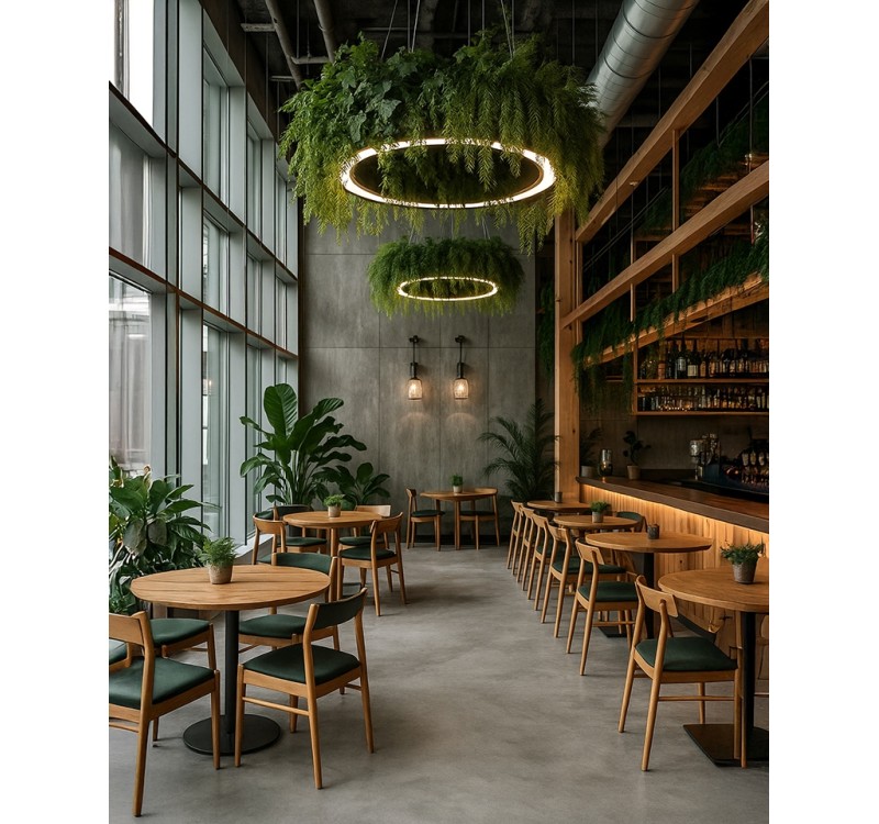 MOOSEE lampa wisząca GARDENS 90 czarna