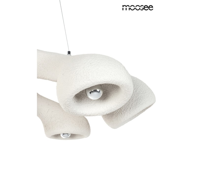 MOOSEE lampa wisząca NIDO biała
