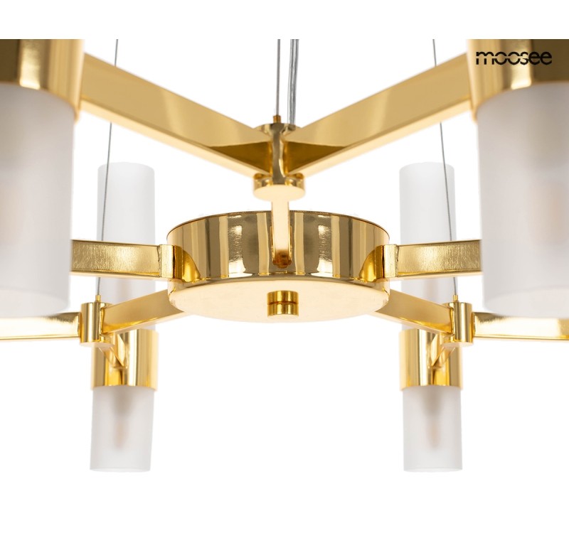 MOOSEE lampa wisząca TUBS 10 złota