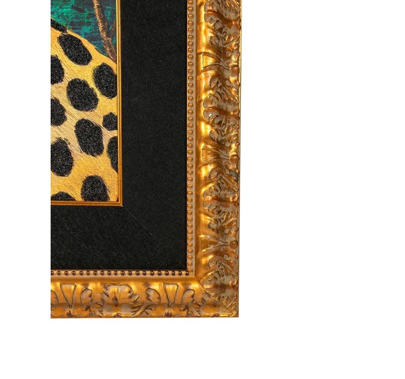 Obraz PEARLS LEOPARD 150x120 cm